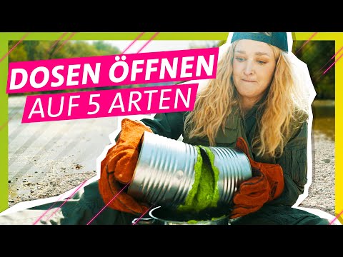 Konserven öffnen ohne Dosenöffner || \